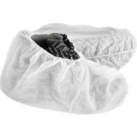 Global Industrial 708196BWH Global Industrial™ Standard Disposable Shoe Covers, Size 12-15, White, 150 Pairs/Case image.
