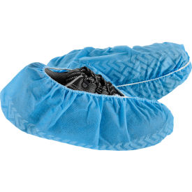 Global Industrial 708197ABL Global Industrial™ Standard Disposable Shoe Covers, Size 6-11, Blue, 150 Pairs/Case image.