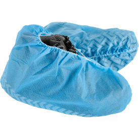 Global Industrial 708197BBL Global Industrial™ Standard Disposable Shoe Covers, Size 12-15, Blue, 150 Pairs/Case image.
