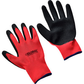 Global Industrial 708347XL Global Industrial™ Crinkle Latex Coated Gloves, Red/Black, X-Large, 1 Pair image.