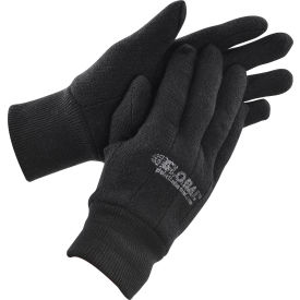 Global Industrial 708356S Global Industrial™ Cotton Jersey Gloves, Brown, Ladies, 12 Pairs image.