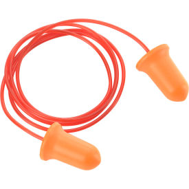 Global Industrial 708378 Global Industrial™ Bell Earplugs, Contour, Corded, NRR 32 dB, 100 Pairs/Box image.