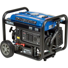Global Industrial 716173 Global Industrial™ Portable Generator W/ Electric/Recoil Start, Gasoline, 3000 Rated Watts image.