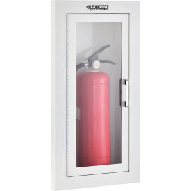 Global Industrial 724202 Global Industrial™ Fire Extinguisher Cabinet, Semi-Recessed, Fits 2-6.5 Lbs. image.