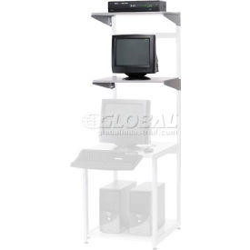 Global Industrial 752167 Global Industrial™ Additional 24"W x 18"D Shelf for LAN Workstation - Set of 2 image.