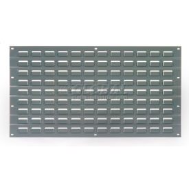 Global Industrial 550148 Global Industrial™ Louvered Wall Panel Without Bins 18x19 Gray Price for pack of 4 image.