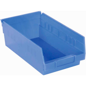 Akro-Mils 30130BLUE Akro-Mils Plastic Nesting Storage Shelf Bin 30130 - 6-5/8"W x 11-5/8"D x 4"H Blue image.