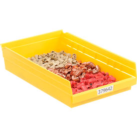 Akro-Mils Plastic Nesting Storage Shelf Bin 30178 - 11-1/8""W x 17-5/8""L x 4""H Yellow