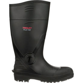 Tingley Rubber Corporation 31161.05 Tingley® Pilot G2 Knee Boot, Plain Toe, 15"H, Size 5, Black image.