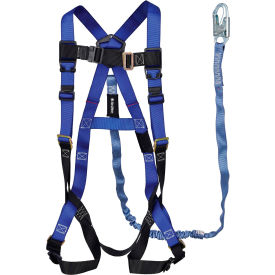 Global Industrial 761317 Global Industrial™ Contractor 1D Harness & 6L Lanyard Combo image.