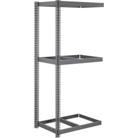 Global Industrial 3 Shelf Extra Heavy Duty Boltless Shelving Add On 48""W x 48""D x 96""H No Deck