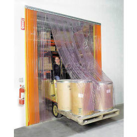 Global Industrial 786103 Global Industrial™ Scratch Resistant Strip Door Curtain 6W x 7H image.