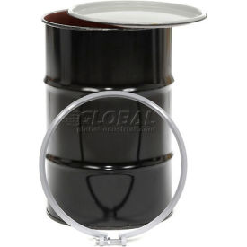 Global Industrial 657106P Global Industrial™ Carbon Steel Drum 55 Gallon Open Head with Epoxy Phenolic Lining image.