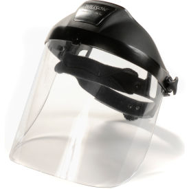 North Safety 11340145 Honeywell™ Protecto-Shield Ratchet Headgear, Polycarbonate Visor, 11340145 image.