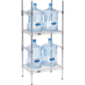 5 Gallon Water Bottle Storage Rack 4 Bottle Capacity
