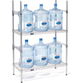 5 Gallon Water Bottle Storage Rack 6 Bottle Capacity