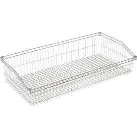 Global Industrial 320790 Nexel® Wire Shelf Basket 36"W x 18"D image.
