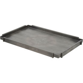 Global Industrial 800304 Global Industrial™ Deep Tray Shelf for Utility Cart, 44"L x 25-1/2"W x 2-3/4"H, Gray image.