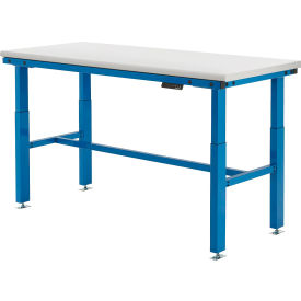 Global Industrial 800580 Global Industrial™ Heavy-Duty Electric Adjustable Workbench, Laminate Safety Edge, 72"W x 30"D  image.