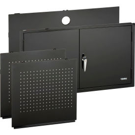 Global Industrial 800CP271 Global Industrial™ Steel Back/Sides And Double Door Kit - Black image.