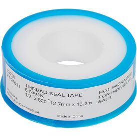 Keeney Maanufacturing Co. PP25011 Plumb Pak Thread Sealant Tape, 1/2" x 520" - Pkg Qty 5 image.