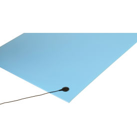 NoTrax® Anti-Stat P.O.P.™ Worksurface Mat 1/4" Thick 2 1/2' x 40' Blue