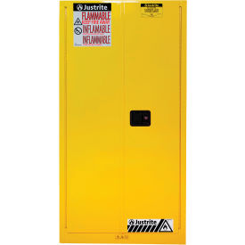 Drum Cabinet 55 Gal. Capacity Vertical Manual Close Hazmat Flammable with Drum Support view 2