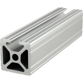 80/20 Inc 1001-120 80/20® 10 Series 1" x 1" Mono T-Slotted Extrusion Profile, 120"L Stock Bar image.