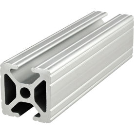 80/20 Inc 1004-120 80/20® 10 Series 1" x 1" Opposite Bi T-Slotted Extrusion Profile, 120"L Stock Bar image.