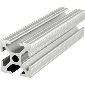 10 Series 1" x 1" Four T-Slotted Extrusion Profile, 60" Bar, Clear view 2