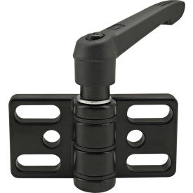 45 Series 4 Hole - Slotted Locking Zinc Hinge view 2