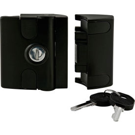 15, 30, 40, 45 Series Slam Latch, Universal Key, Die-Cast Zinc, Black view 2