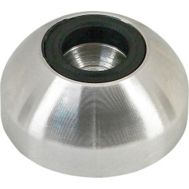 Fractional Metric Series Base For Swivel Feet, D40 w/ Anti-Slip Plate, Stainless Steel view 2