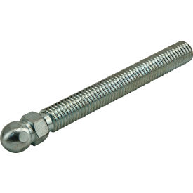 Fractional Swivel Foot Threaded Stem: 1/2-13 X 4.000", Zinc view 2