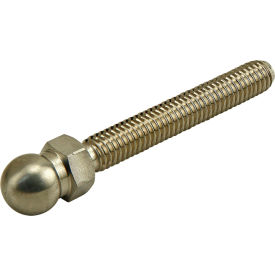 Fractional Swivel Foot Threaded Stem: 3/8-16 X 2.500", Stainless Steel view 2