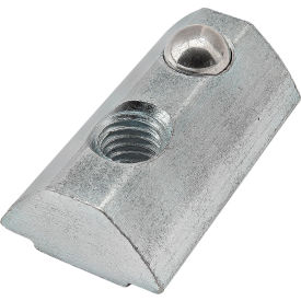 15 & 40 Series M5 Self Aligning Roll in T Nut with Ball Spring, Zinc Finish view 2