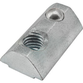 15 & 40 Series M6 Self Aligning Roll in T Nut with Ball Spring, Zinc Finish view 2