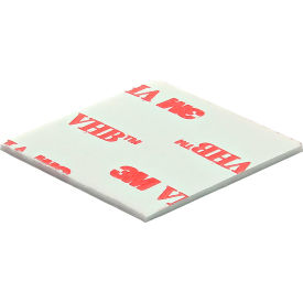 Fractional & Metric Series 30mm x 30mm Vhb Adhesive Mount Tape, White, Pack Of 10 view 2