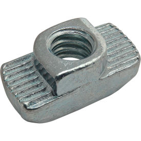 45 Series Hammer Nut, 1/4 Unc, Boss Height 3.0mm, Slot 10, Zinc, Bright view 2