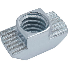 45 Series Hammer Nut, 5/16 Unc, Boss Height 3.0mm, Slot 10, Zinc, Bright view 2