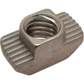 45 Series Hammer Nut, 5/16 Unc, Boss Height 3.0mm, Slot 10, Stainless, Bright view 2