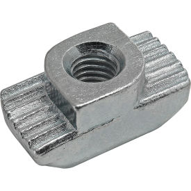 45 Series M5 Hammer Nut Boss Height 3.0mm Slot 10 Zinc Plate Bright view 2
