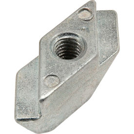15 & 40 Series Rhombus Nut, M4, Slot 8, Die-Cast Zinc, Bright view 2