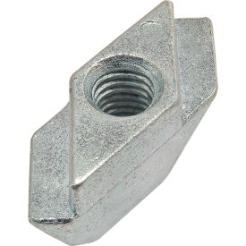 15 & 40 Series Rhombus Nut, M5, Slot 8, Die-Cast Zinc, Bright view 2