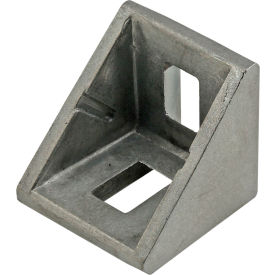 10 & 25 Series 2 Hole Slotted Inside Corner Bracket with Dual Support view 2