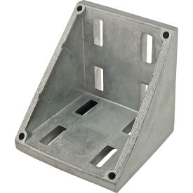 45 Series Inside Corner Bracket, Die Cast, Aluminum, 10 Slot view 2
