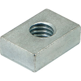 45 Series Threaded Plate, Clear, Bright Zinc Finish view 2