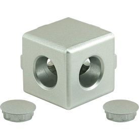 10 & 25 Series 2 Way - Light Squared Corner Connector view 2