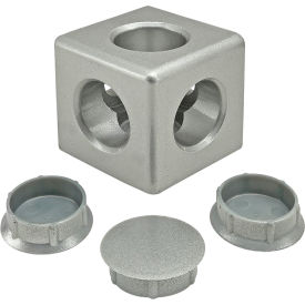 45 Series 3 Way - Light Squared Corner Connector view 2