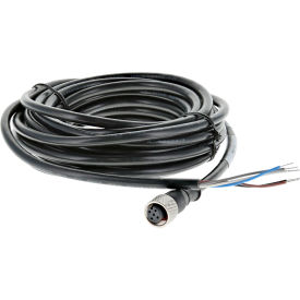 M12 PVC Cord Set to Flying Lead Cable, 5 Pin, 16' view 2